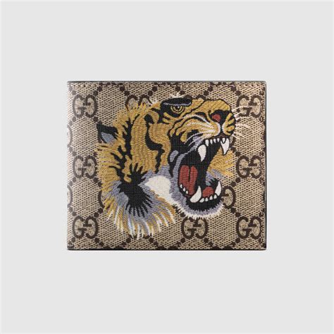 fake gucci tiger wallet|gucci tiger print wallet.